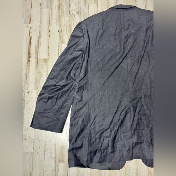 Lauren Ralph Lauren Blazer Jacket Men's 46R Gray Classic Stripe - Picture 8 of 12